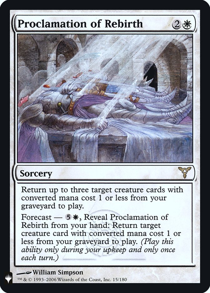 Proclamation of Rebirth [Mystery Booster] | Good Games North