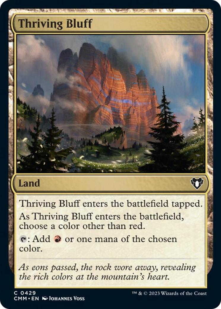 Thriving Bluff [Commander Masters] | Good Games North