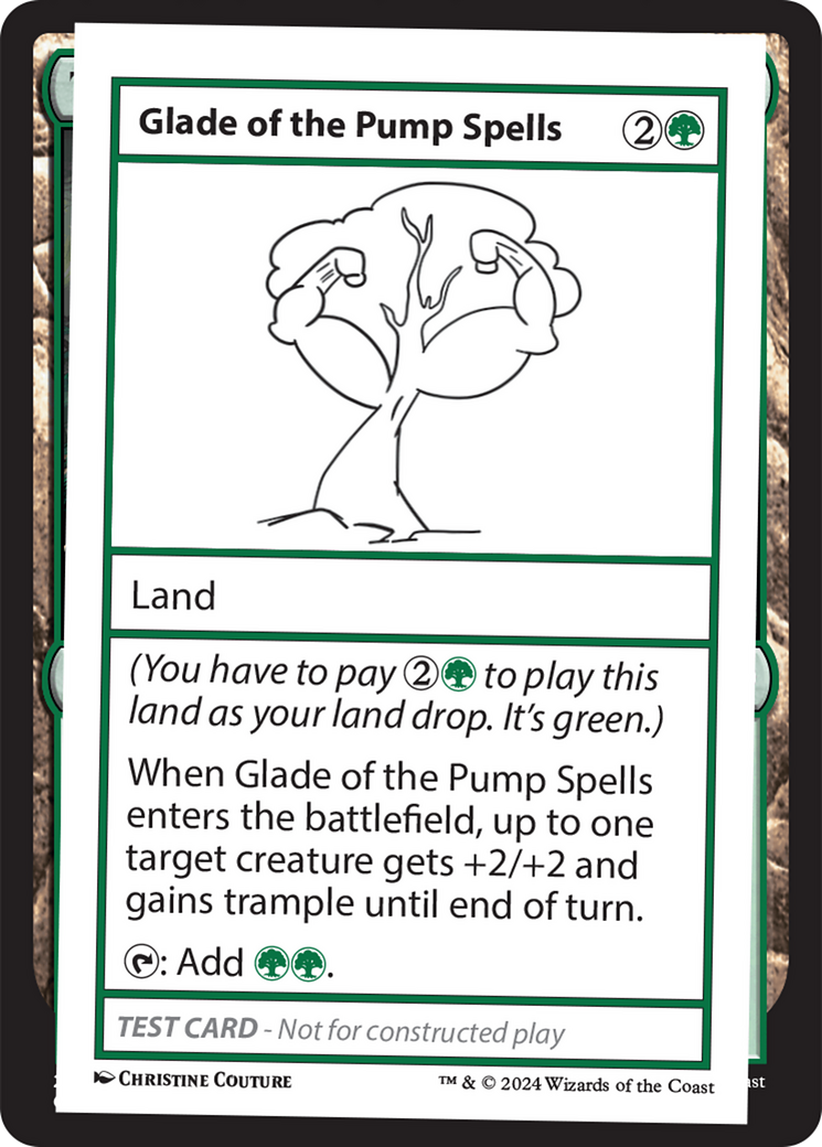 Glade of the Pump Spells [Mystery Booster 2 Playtest Cards] | Good Games North