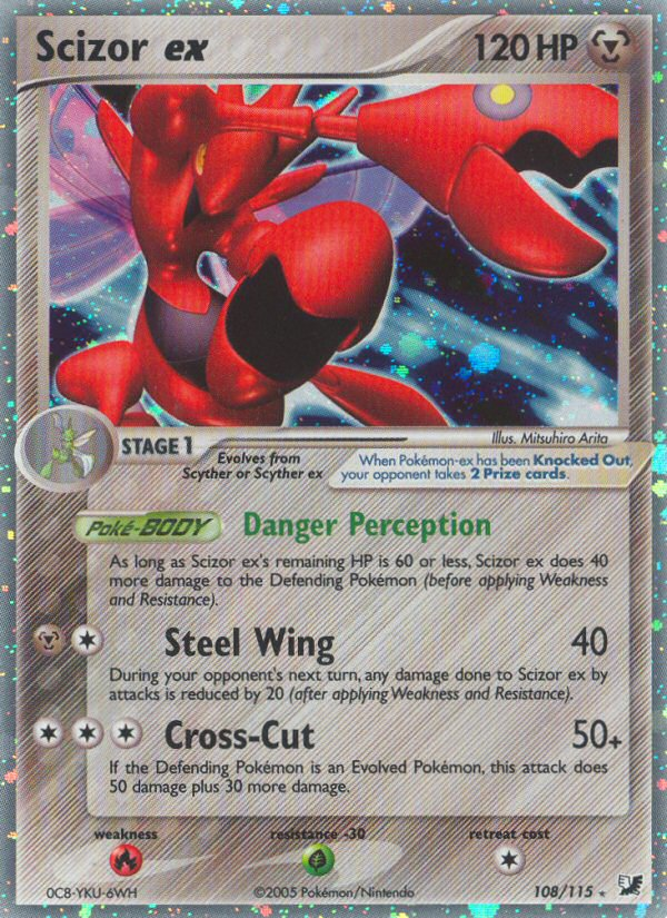 Scizor ex (108/115) [EX: Unseen Forces] | Good Games North