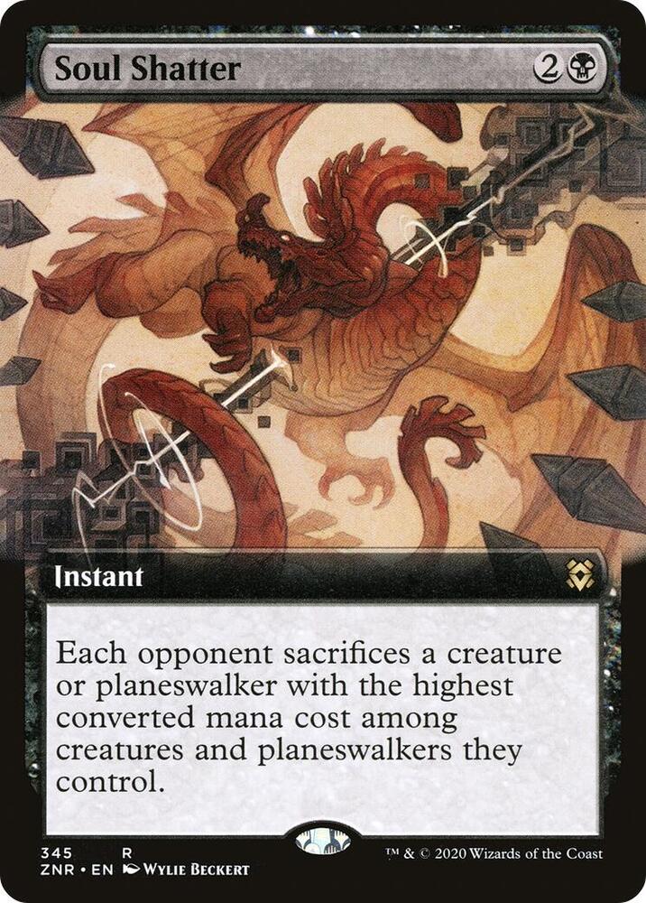 Soul Shatter Extended Art (Zendikar Rising)  - Foil | Good Games North