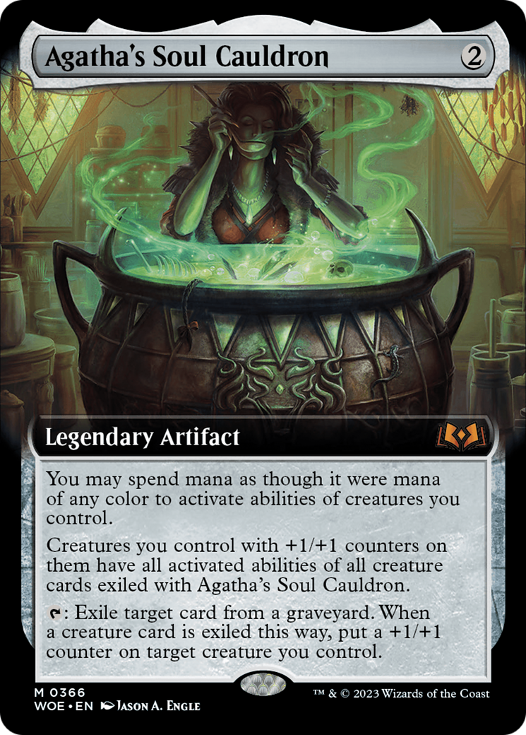 Agatha's Soul Cauldron (Extended Art) [Wilds of Eldraine] | Good Games North