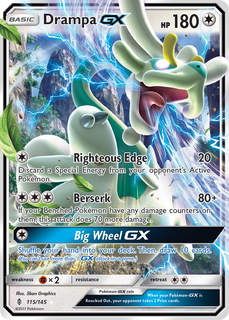 Drampa GX (115/145) [Sun & Moon: Guardians Rising] | Good Games North