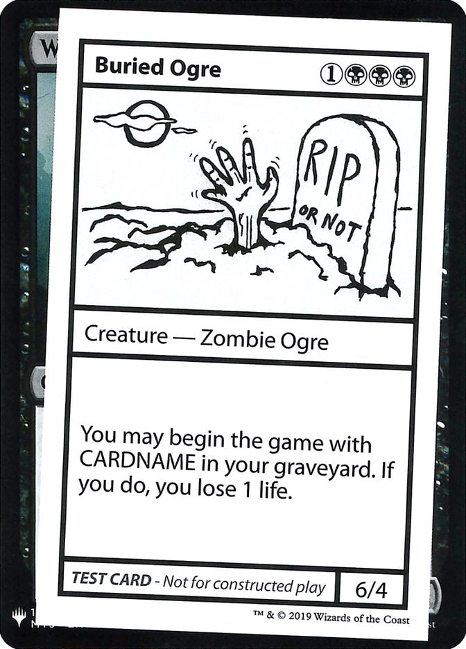 Buried Ogre [Mystery Booster Playtest Cards] | Good Games North