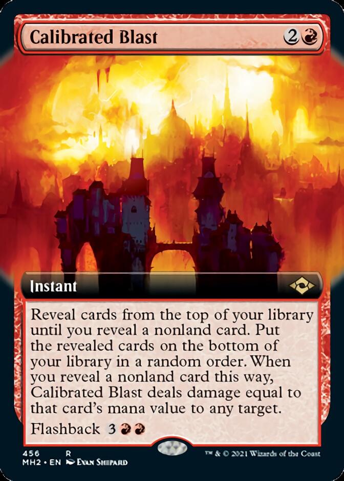 Calibrated Blast (Extended Art) [Modern Horizons 2] | Good Games North