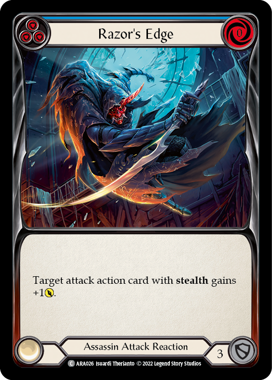 Razor's Edge (Blue) [ARA026] (Outsiders Arakni Blitz Deck) | Good Games North