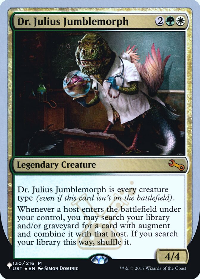 Dr. Julius Jumblemorph (Unfinity Foil Edition) [The List] | Good Games North
