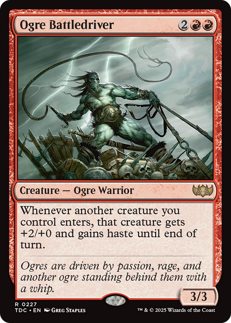 Ogre Battledriver [Tarkir: Dragonstorm Commander] | Good Games North