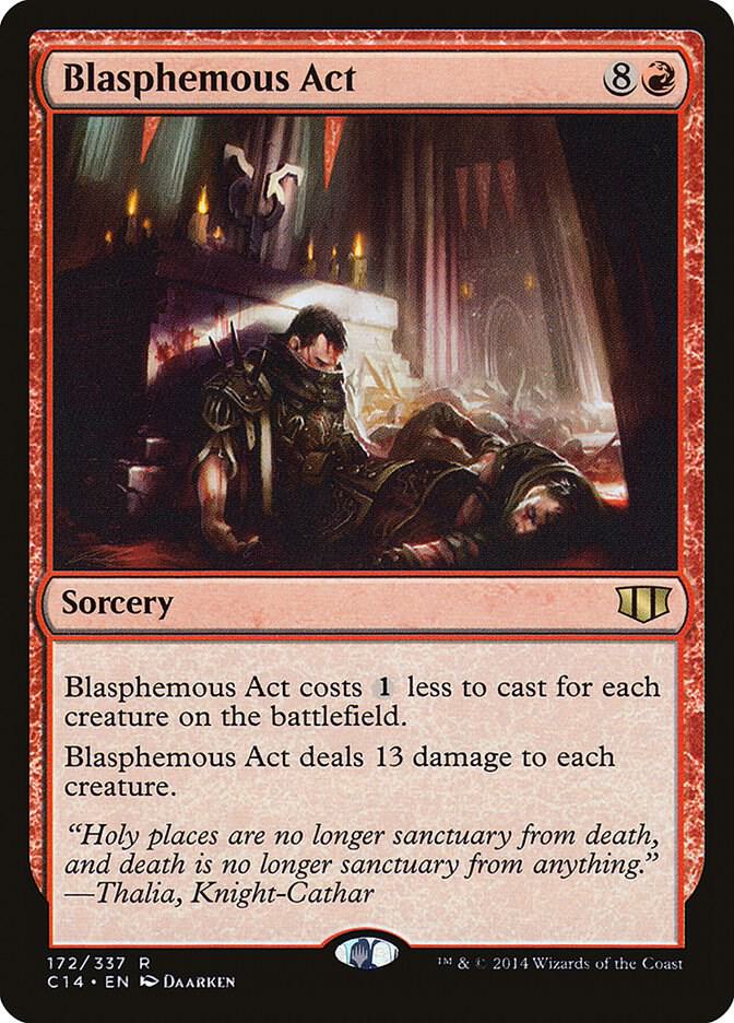 Blasphemous Act 172/337 (Commander 2014)  | Good Games North