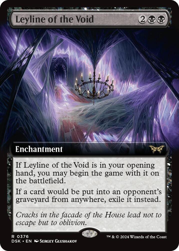 Leyline of the Void Extended Art (Duskmourn: House of Horror)  | Good Games North