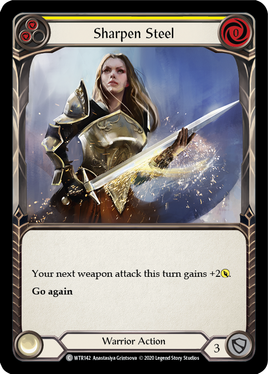 Sharpen Steel (Yellow) [U-WTR142] (Welcome to Rathe Unlimited)  Unlimited Normal | Good Games North