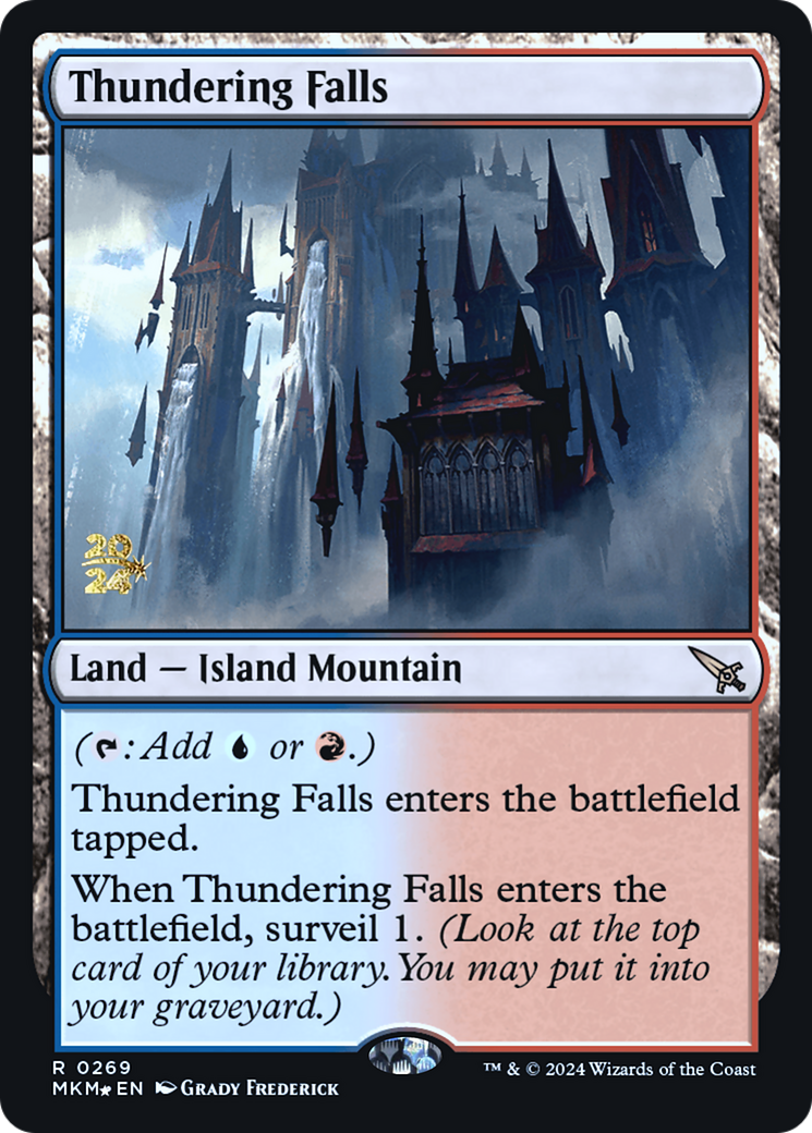 Thundering Falls [Murders at Karlov Manor Prerelease Promos] | Good Games North