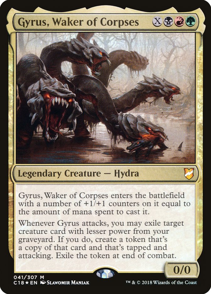 Gyrus, Waker of Corpses (Commander 2018)  - Foil | Good Games North