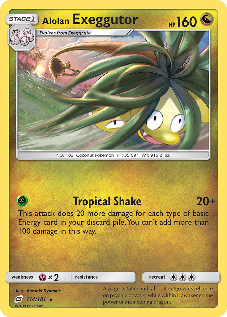 Alolan Exeggutor (114/181) [Sun & Moon: Team Up] | Good Games North