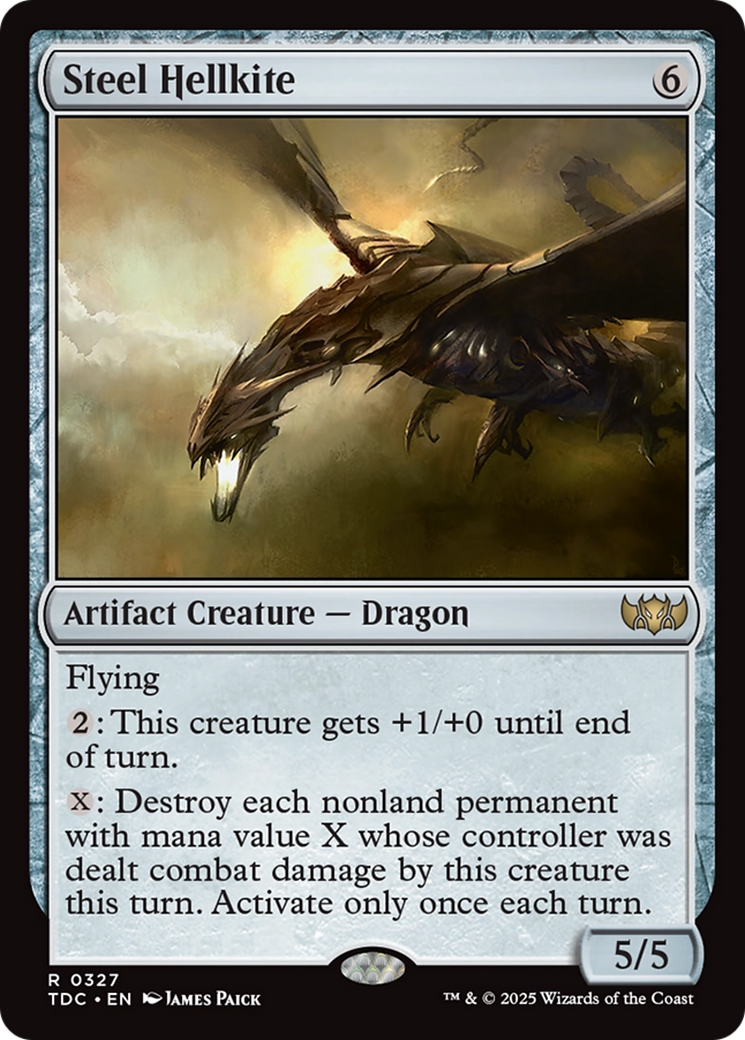 Steel Hellkite [Tarkir: Dragonstorm Commander] | Good Games North