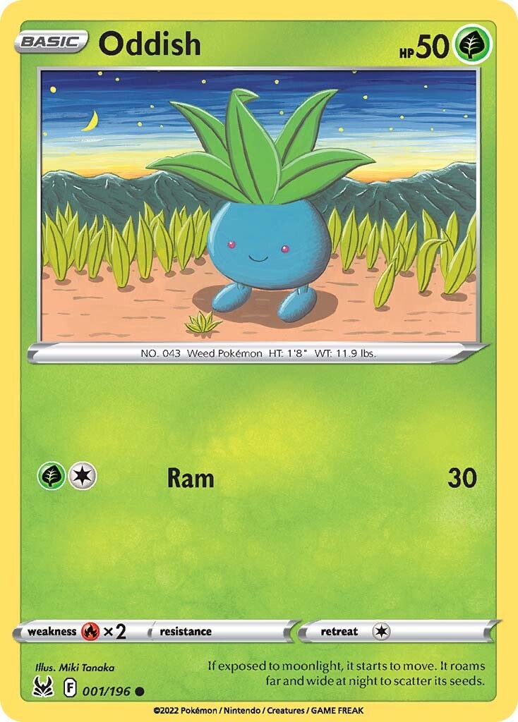 Oddish (001/196) [Sword & Shield: Lost Origin] | Good Games North