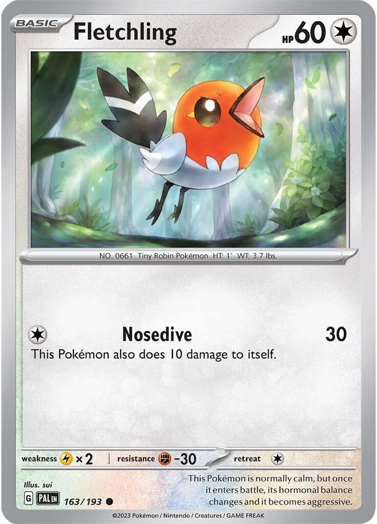 Fletchling (163/193) [Scarlet & Violet: Paldea Evolved] | Good Games North