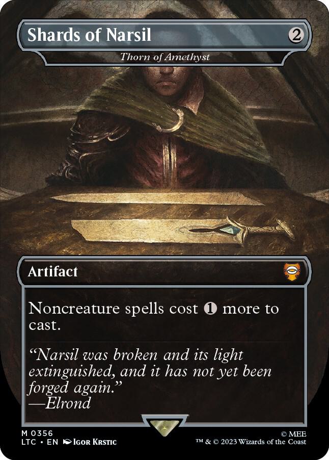Shards of Narsil Thorn of Amethyst (Commander: The Lord of the Rings: Tales of Middle-earth)  - Foil | Good Games North
