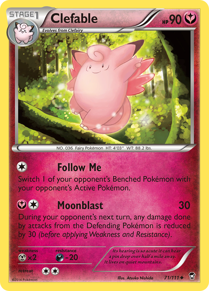 Clefable (71/111) [XY: Furious Fists] | Good Games North