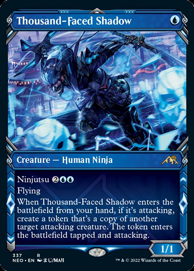 Thousand-Faced Shadow (Showcase Ninja) [Kamigawa: Neon Dynasty] | Good Games North