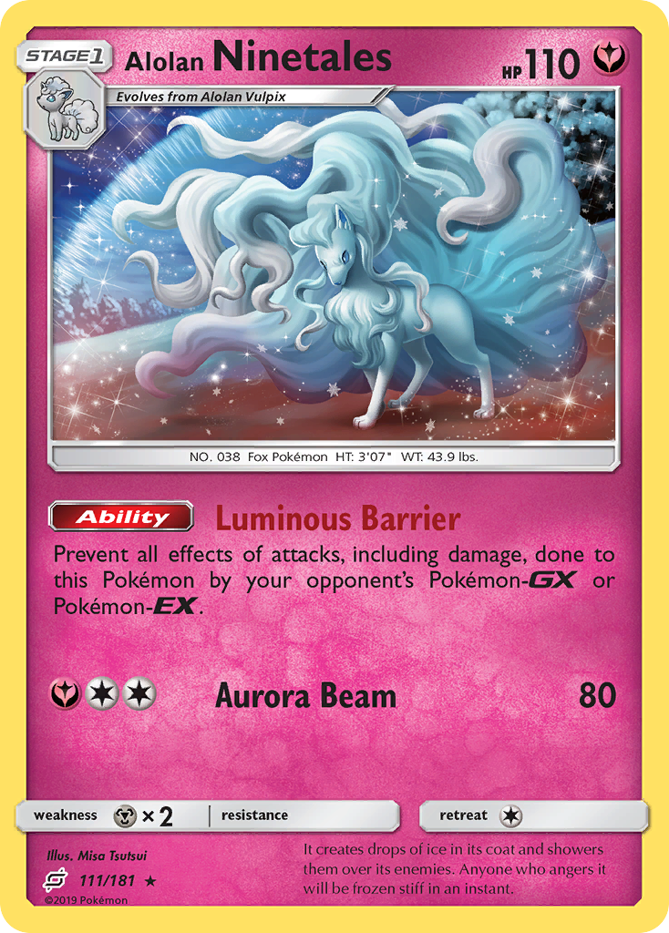 Alolan Ninetales (111/181) [Sun & Moon: Team Up] | Good Games North