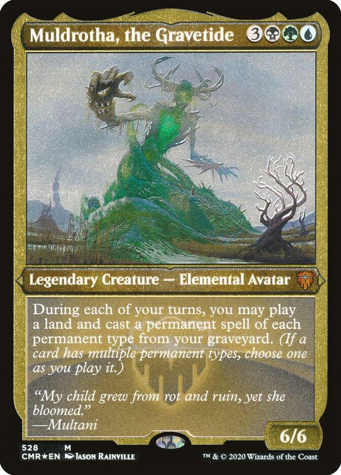 Muldrotha the Gravetide Foil Etched (Commander Legends)  - Foil | Good Games North
