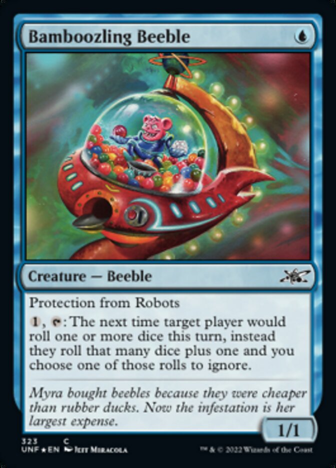 Bamboozling Beeble (Galaxy Foil) [Unfinity] | Good Games North