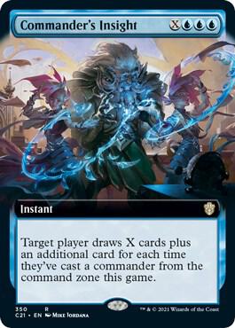 Commanders Insight Extended Art 350/81 (Commander 2021)  | Good Games North