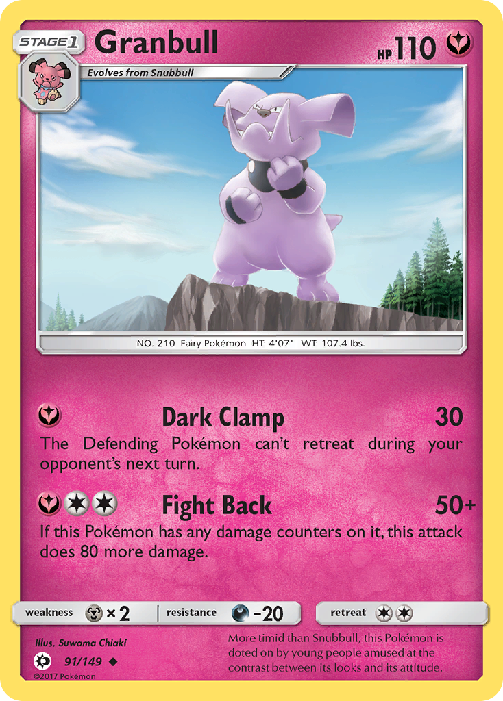 Granbull (91/149) [Sun & Moon: Base Set] | Good Games North