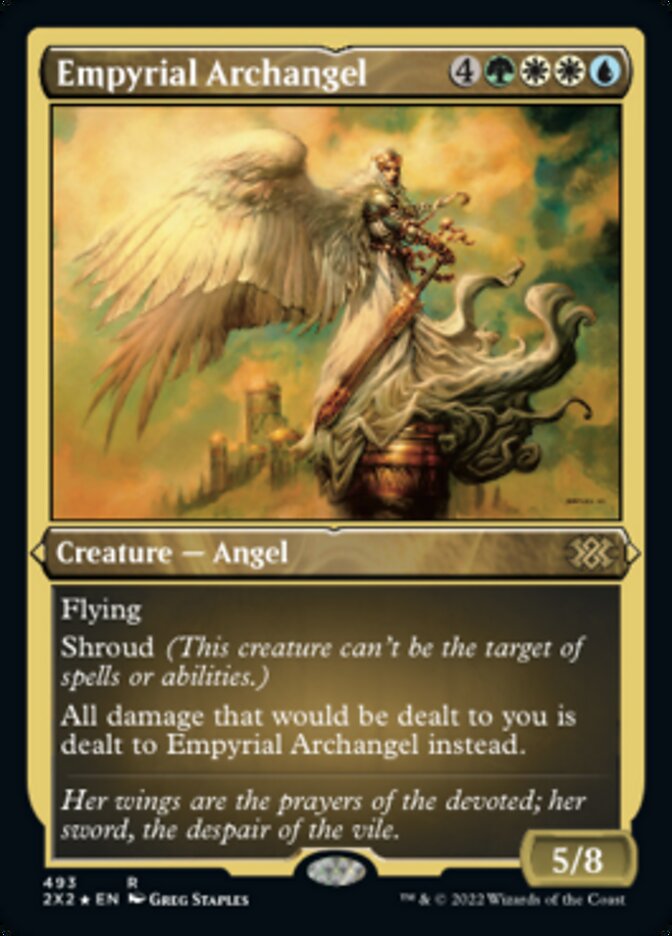 Empyrial Archangel (Foil Etched) [Double Masters 2022] | Good Games North