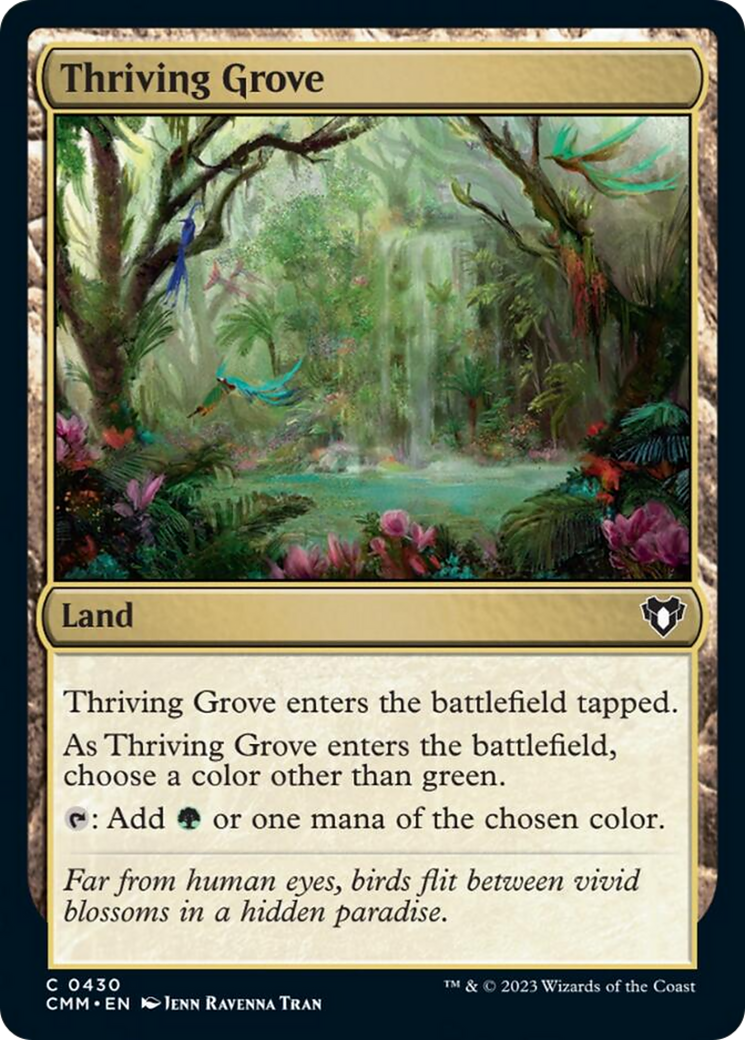 Thriving Grove [Commander Masters] | Good Games North