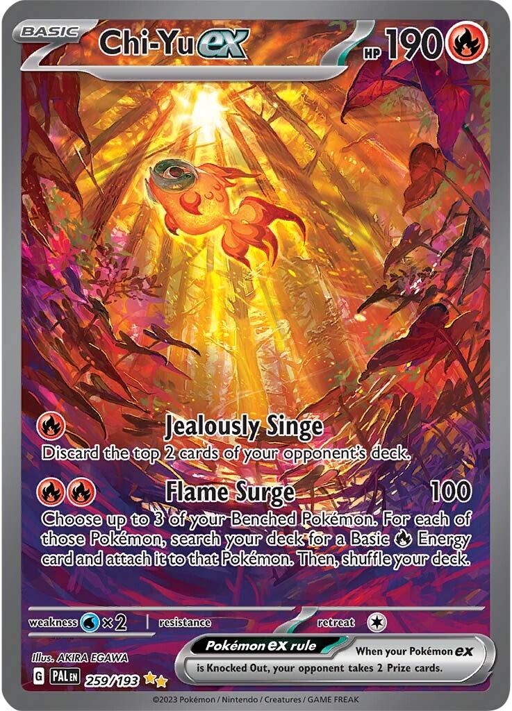 Chi-Yu ex (259/193) [Scarlet & Violet: Paldea Evolved] | Good Games North