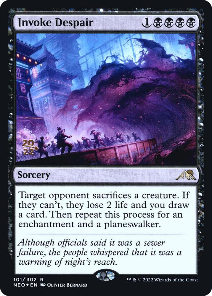 Invoke Despair 101s/157 (Prerelease Cards)  - Foil | Good Games North