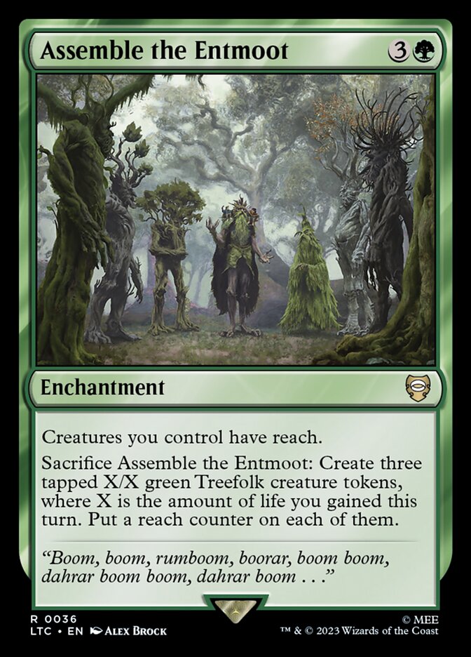 Assemble the Entmoot (Commander: The Lord of the Rings: Tales of Middle-earth)  | Good Games North