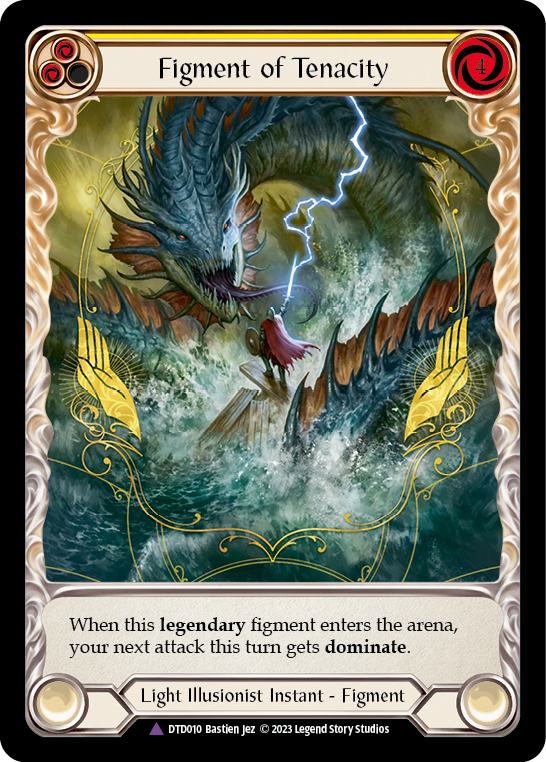Figment of Tenacity // Metis, Archangel of Tenacity (Marvel) [DTD010] (Dusk Till Dawn)  Cold Foil | Good Games North