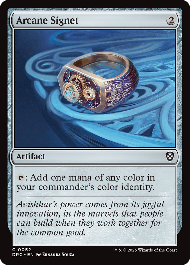 Arcane Signet (0052) [Aetherdrift Commander] | Good Games North