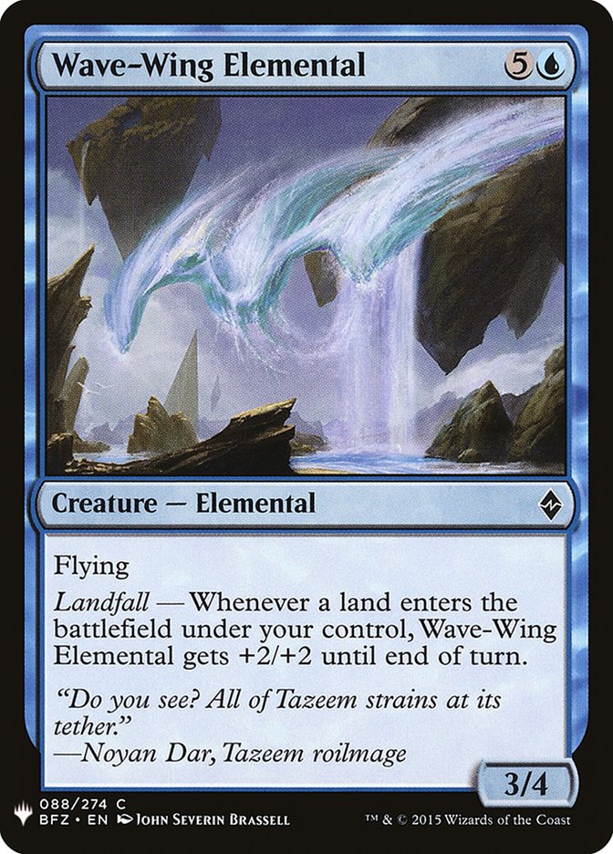 Wave-Wing Elemental [Mystery Booster] | Good Games North