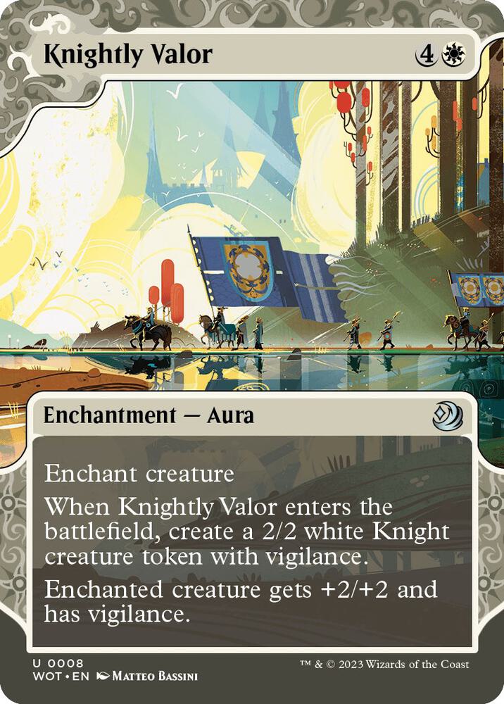 Knightly Valor (Wilds of Eldraine: Enchanting Tales)  - undefined | Good Games North