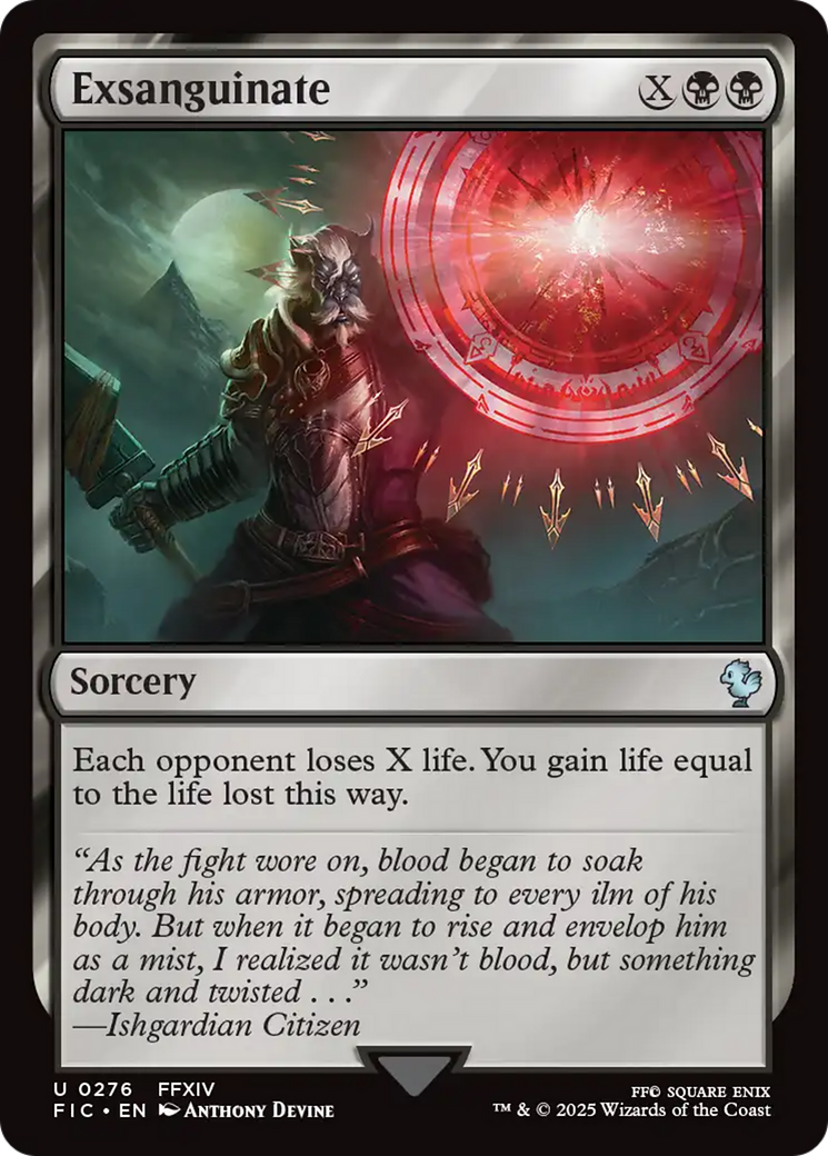 Exsanguinate [FINAL FANTASY Commander] | Good Games North