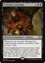 Demonic Covenant [Duskmourn: House of Horror Commander] | Good Games North