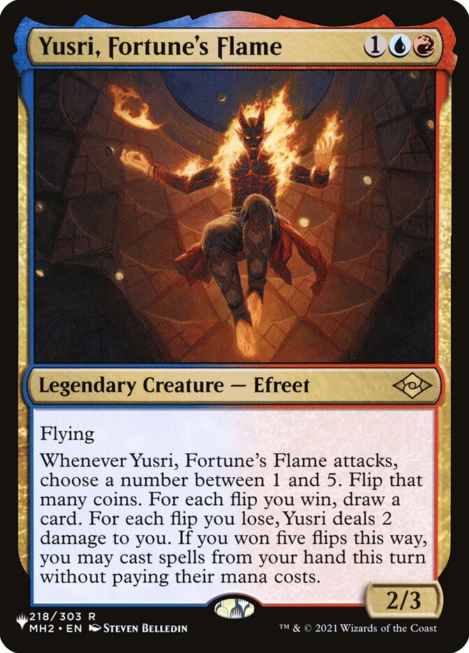 Yusri, Fortune's Flame [Secret Lair: Heads I Win, Tails You Lose] | Good Games North