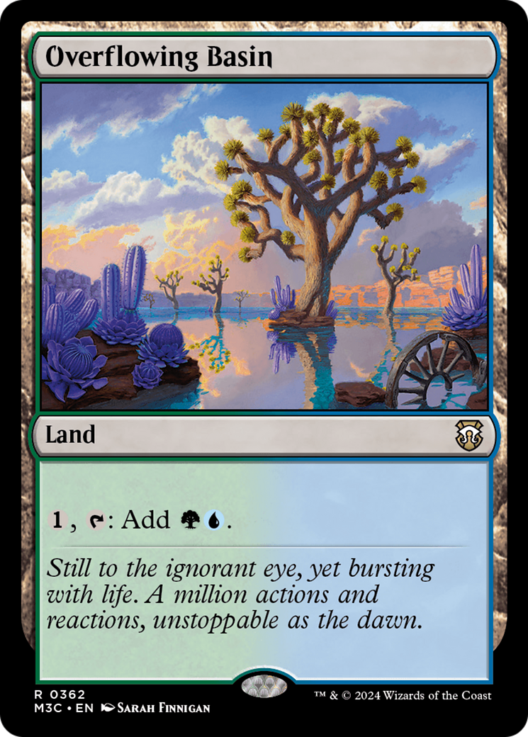 Overflowing Basin (Ripple Foil) [Modern Horizons 3 Commander] | Good Games North