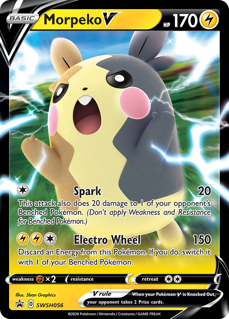 Morpeko V (SWSH056) [Sword & Shield: Black Star Promos] | Good Games North