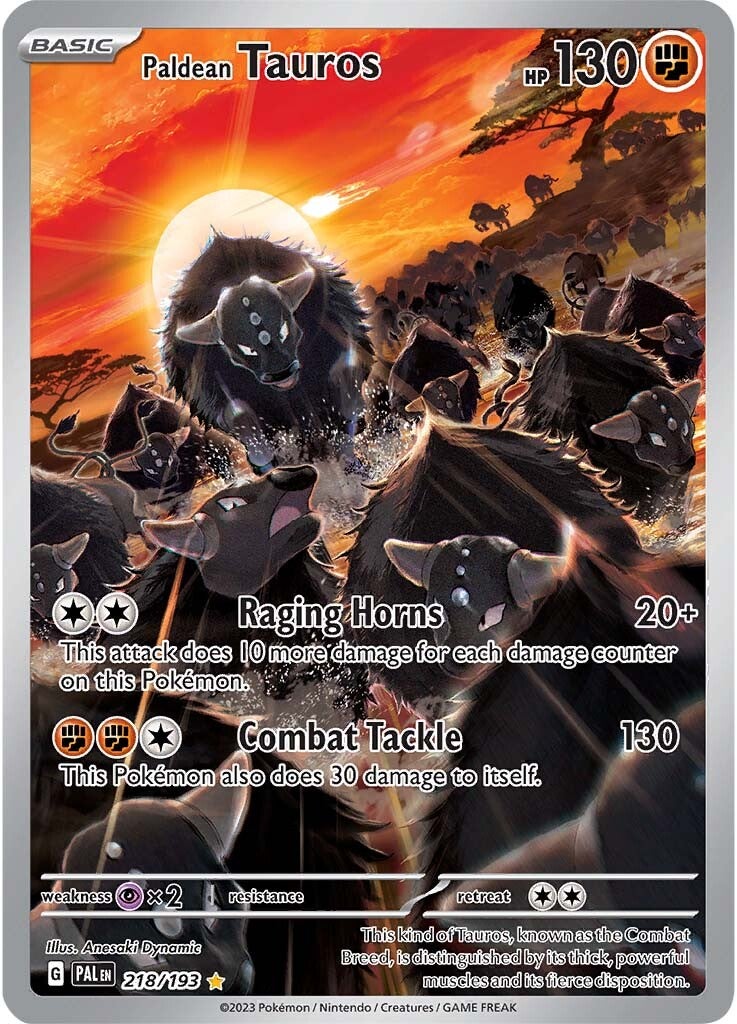 Paldean Tauros (218/193) [Scarlet & Violet: Paldea Evolved] | Good Games North
