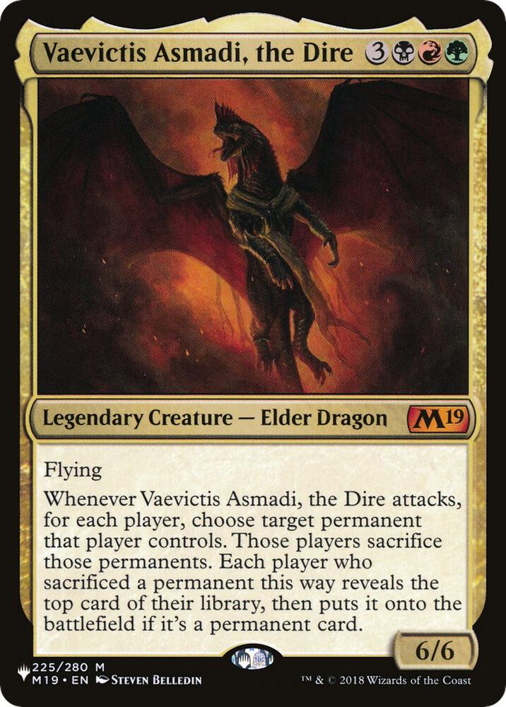 Vaevictis Asmadi the Dire (The List Reprints)  | Good Games North