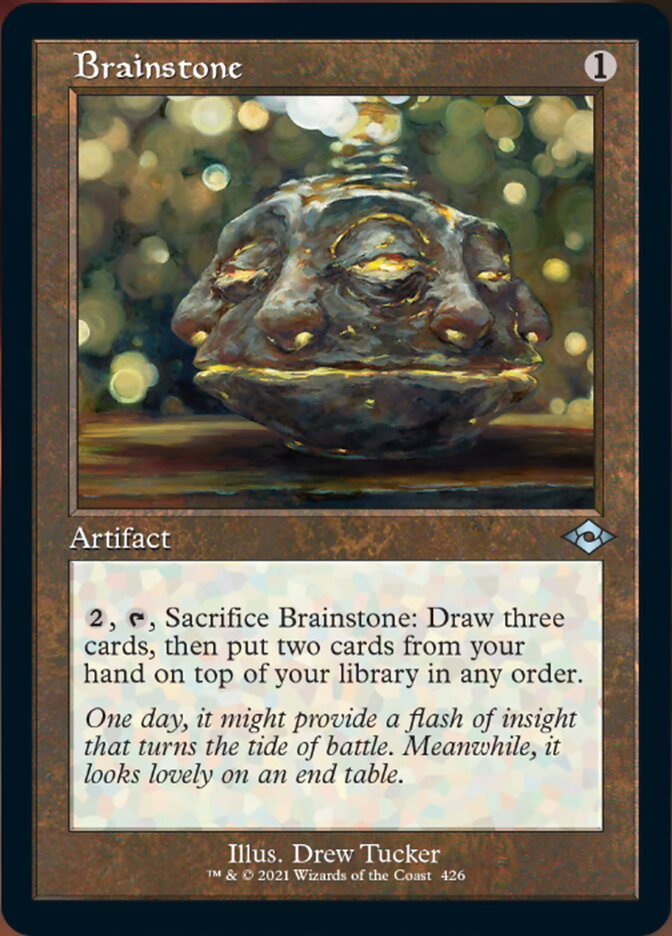 Brainstone (Retro Foil Etched) [Modern Horizons 2] | Good Games North