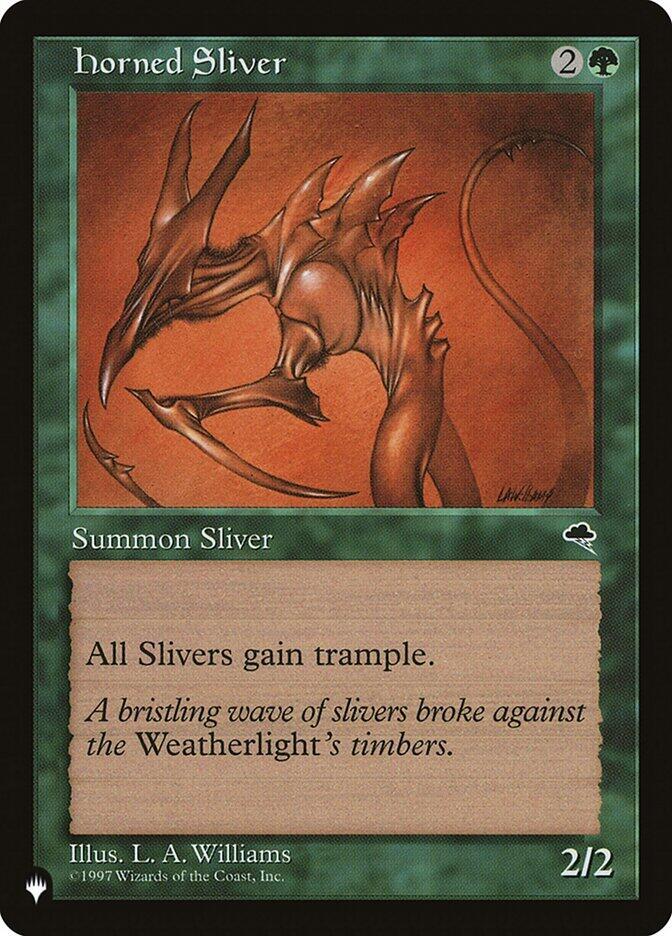 Horned Sliver (The List Reprints)  | Good Games North