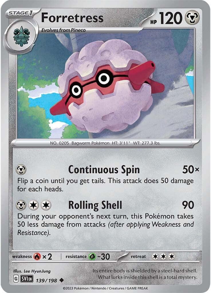Forretress (139/198) [Scarlet & Violet: Base Set] | Good Games North