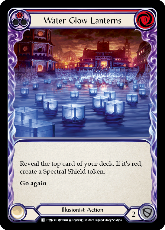 Water Glow Lanterns (Red) [DYN230] (Dynasty) | Good Games North
