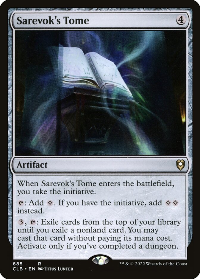 Sarevok's Tome (Commander Legends: Battle for Baldur's Gate)  | Good Games North